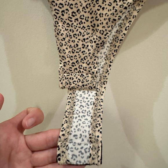 Gaze Leopard Tan One Piece Bodysuit Tank Top - Picture 5 of 8